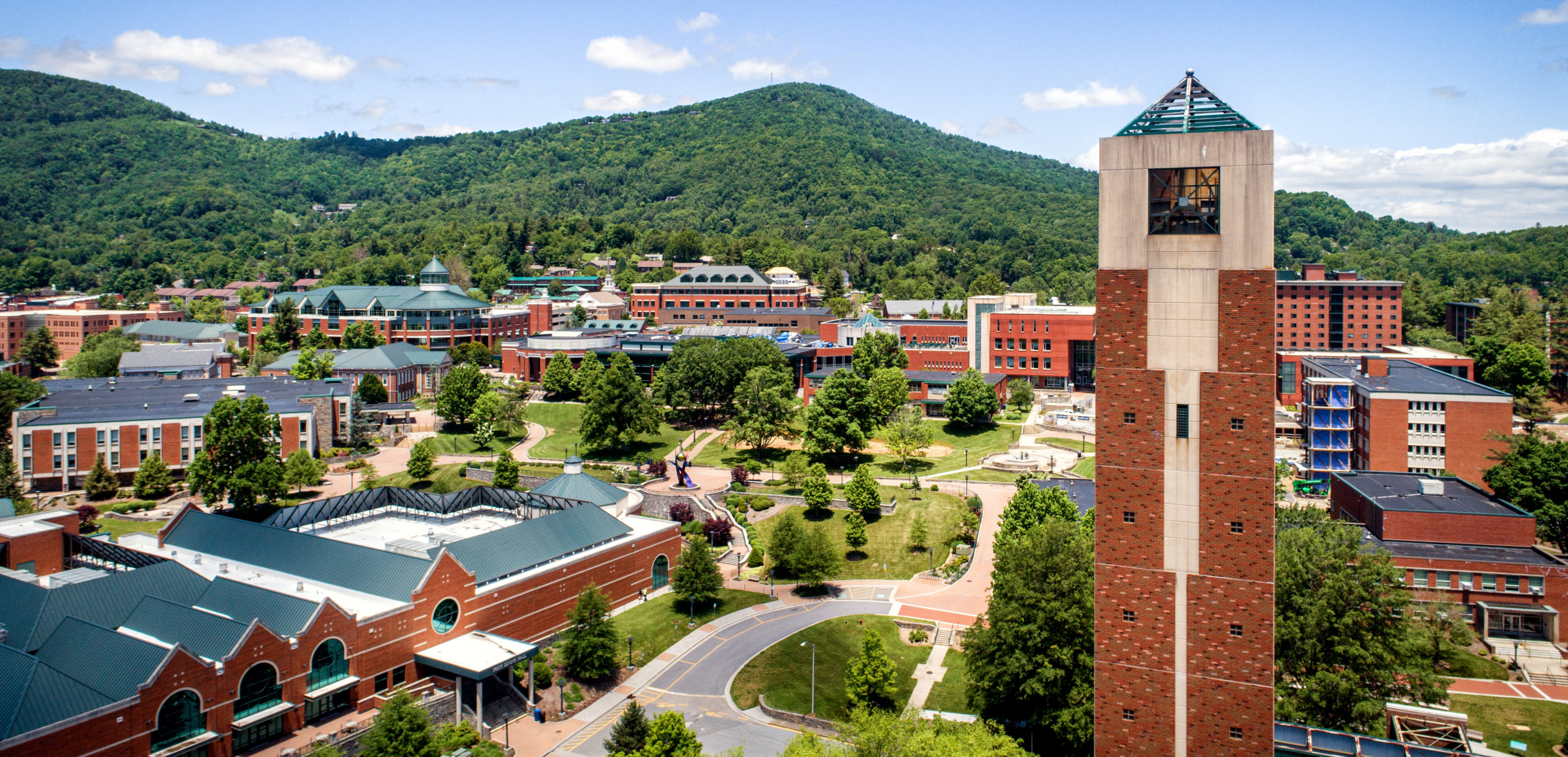 appalachian state campus aerial