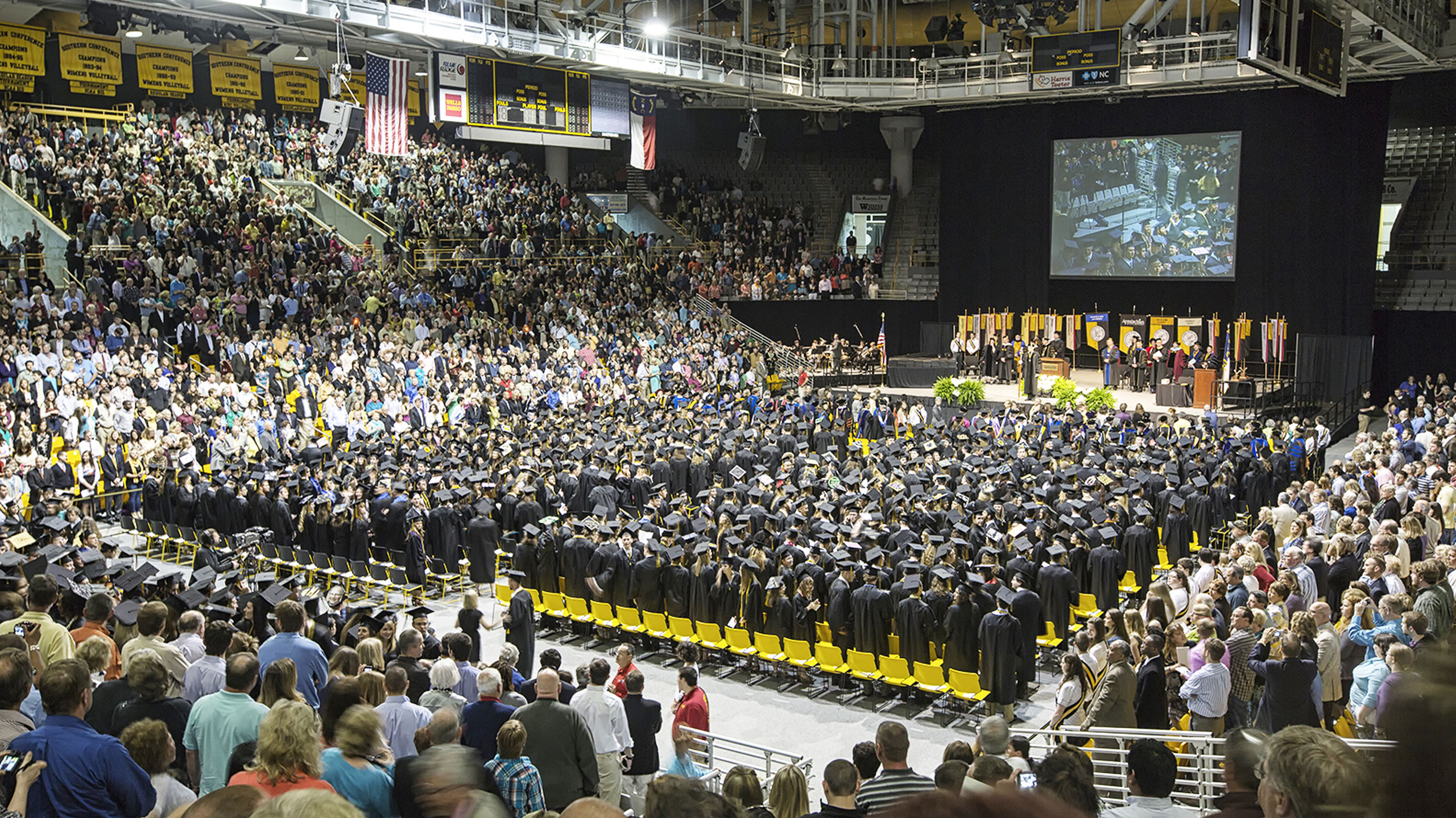 app state graduation at the holmes center